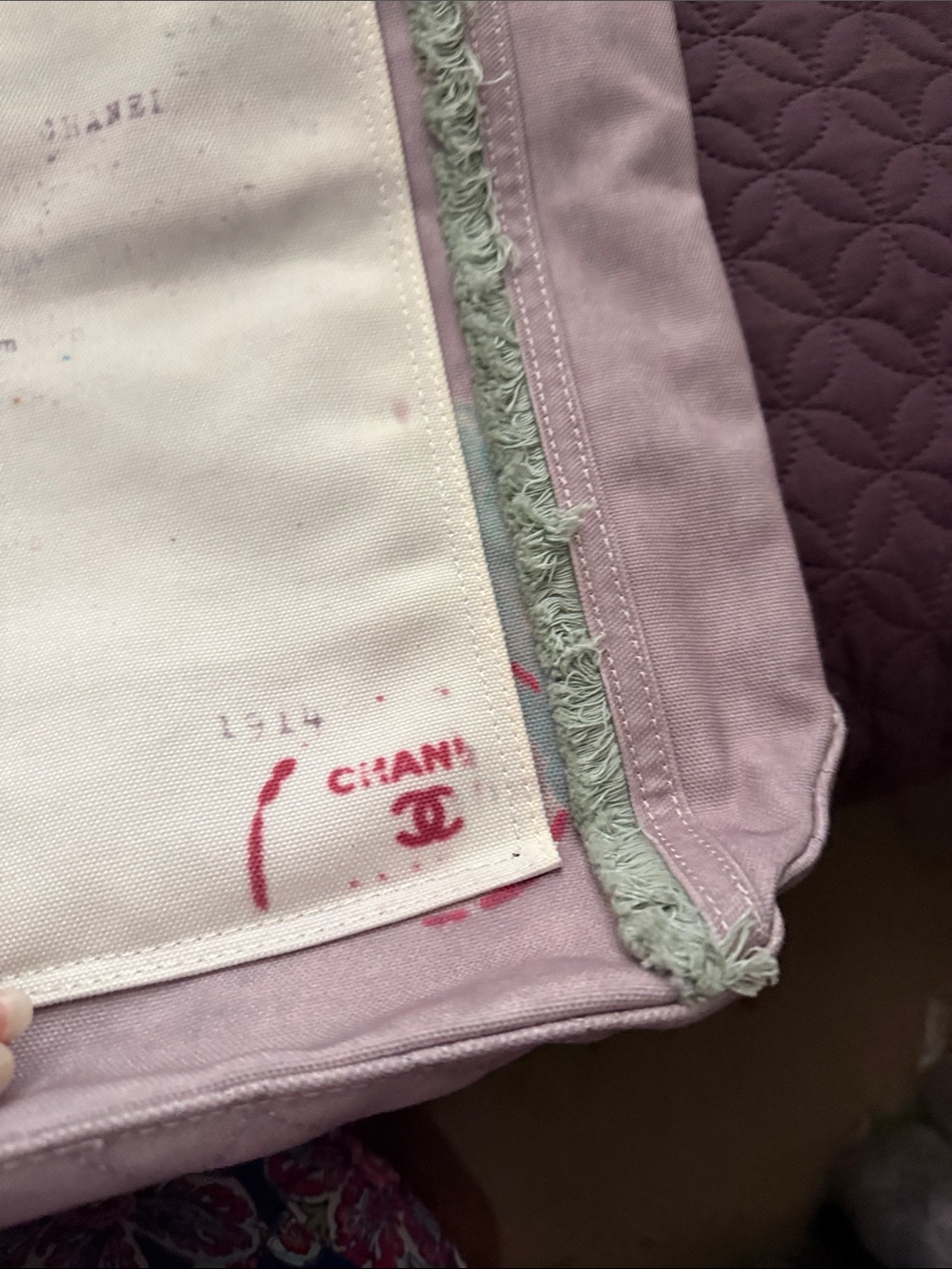 NWT Vintage Canvas Tote - Picture 6 of 7